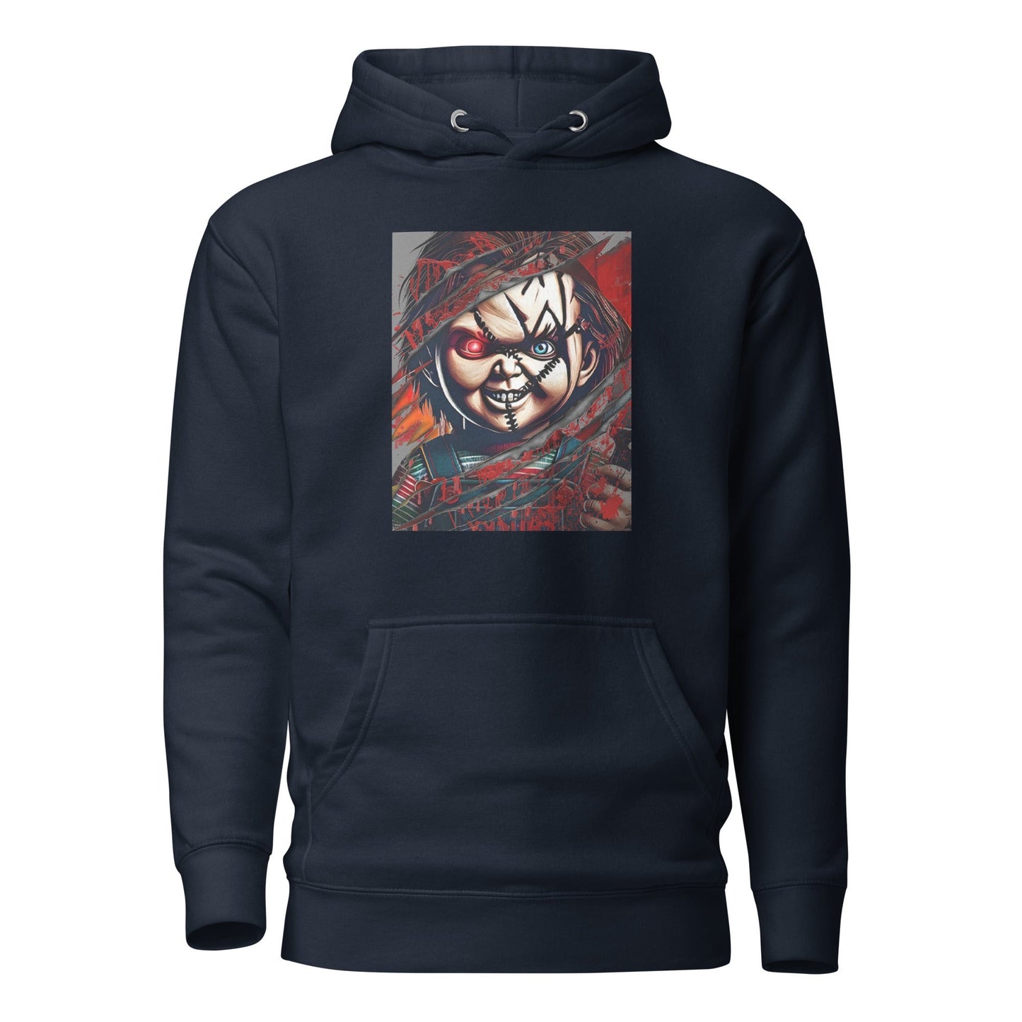 Chucky Doll Scratch Look Hoodie