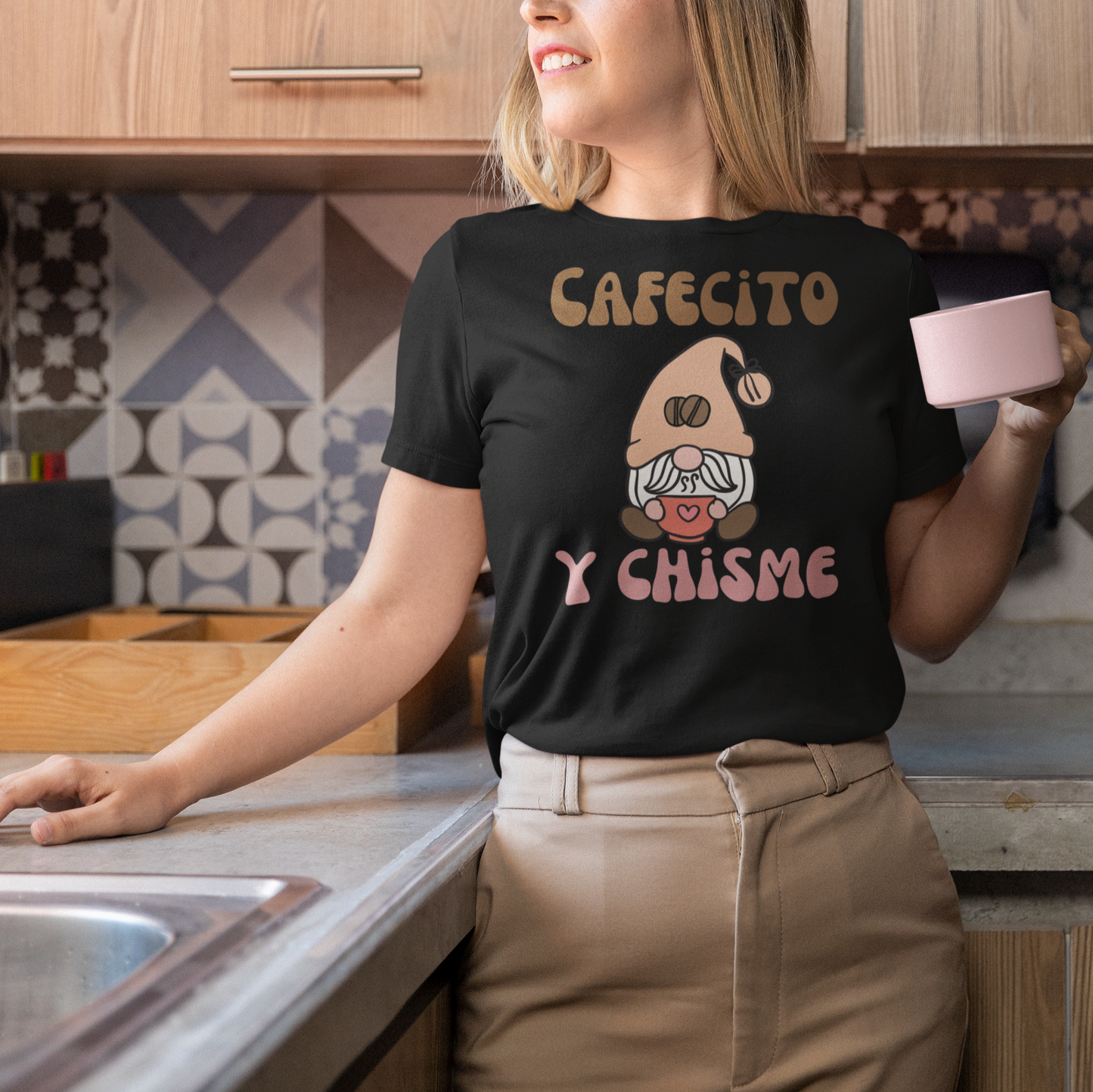 Cafecito Y Chisme Gnome Shirt