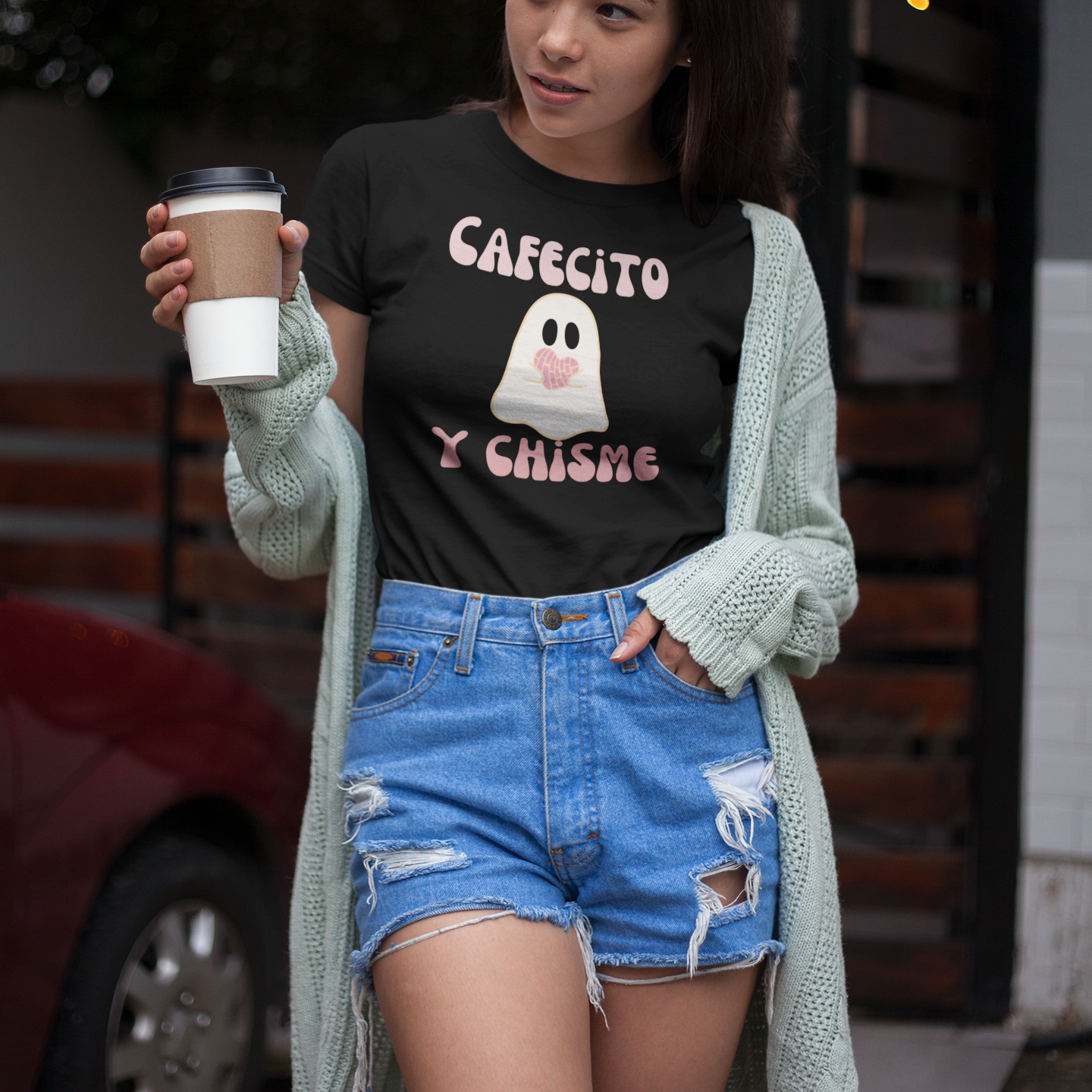 Cafecito Y Chisme Ghost Shirt