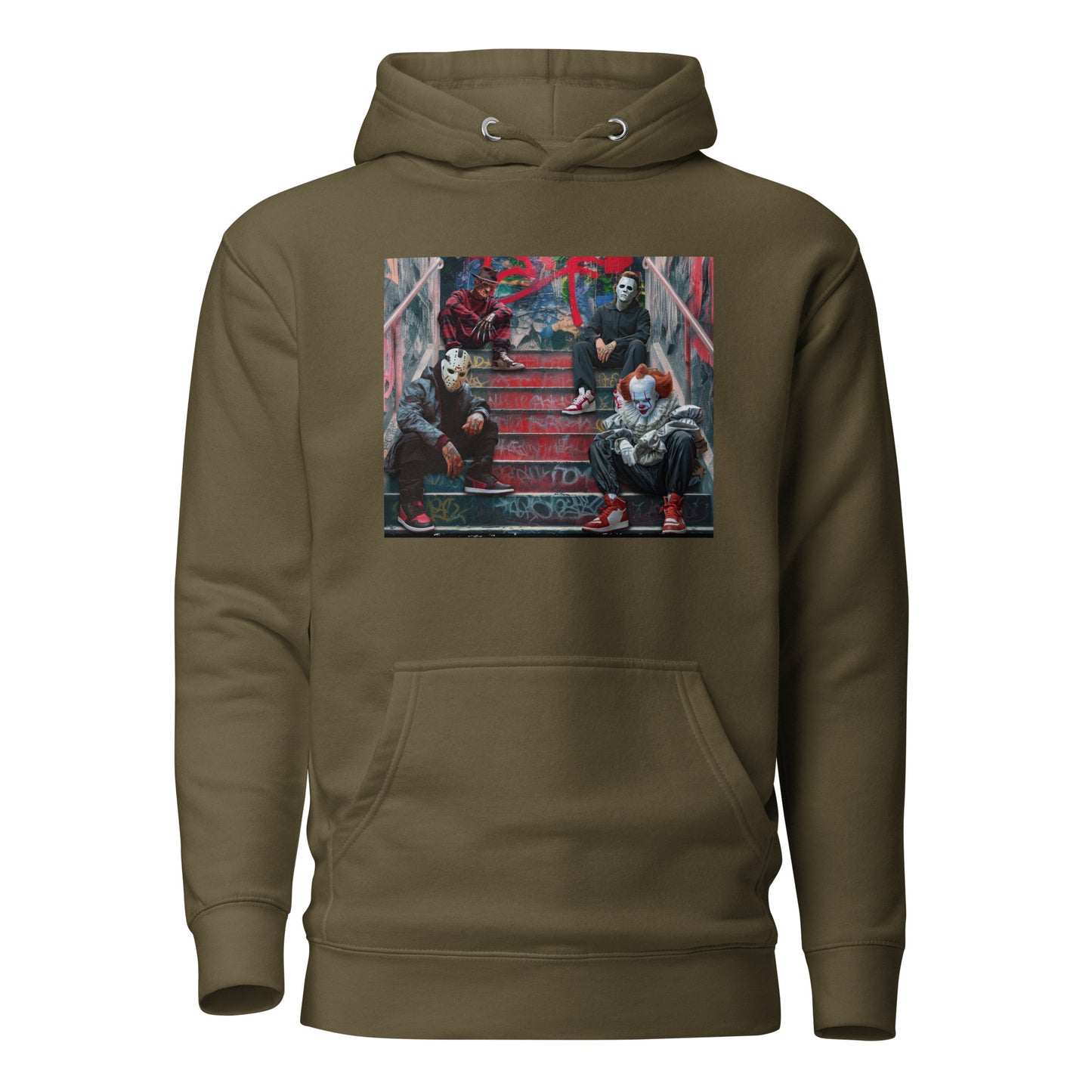 Horror Characters Chillin Hoodie