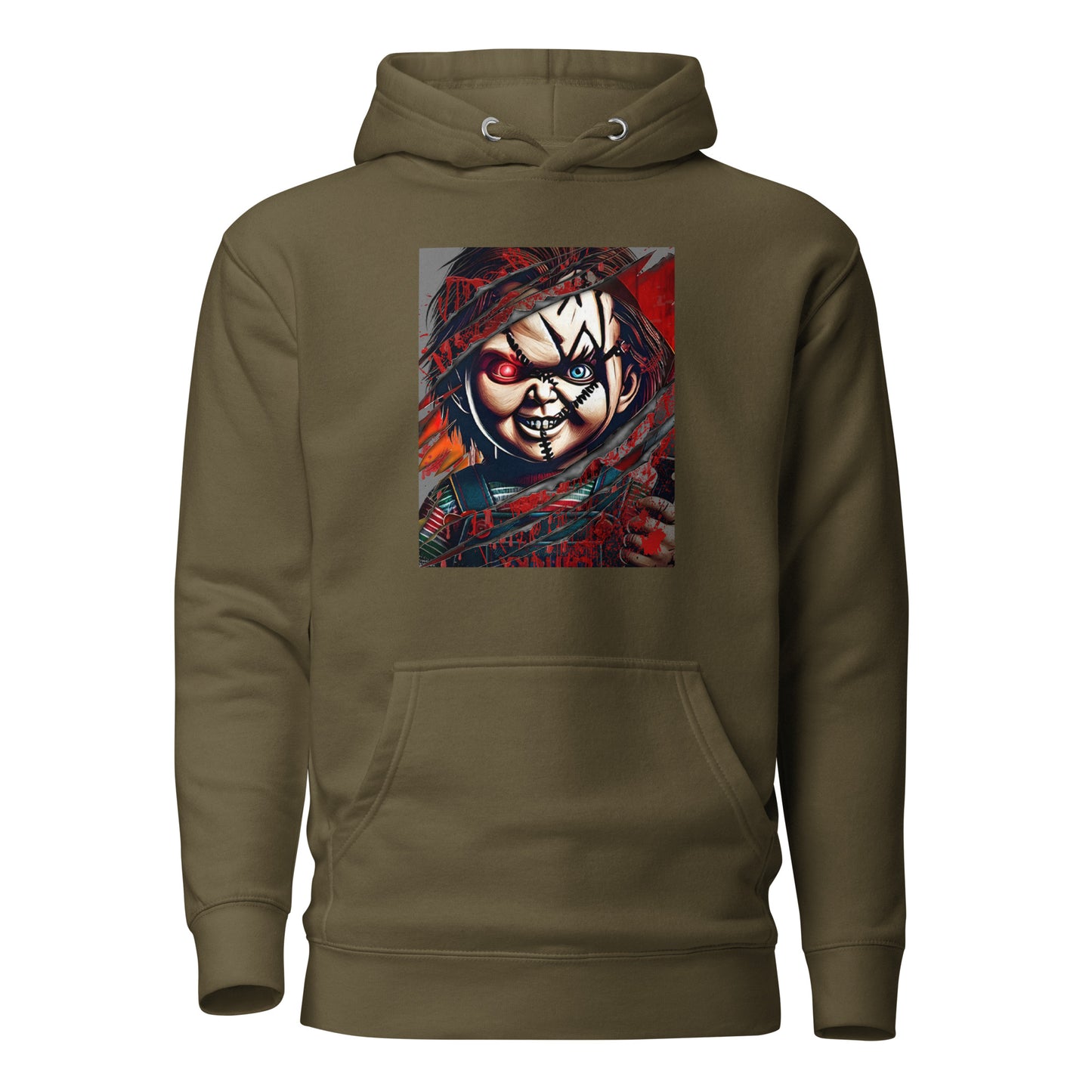 Chucky Doll Scratch Look Hoodie